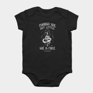 Shakespeare bookish literature poet Baby Bodysuit